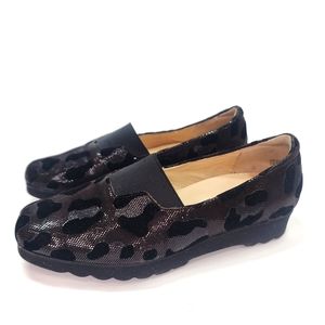 PETER KAISER Animal Print Slip On Shoe Size 37